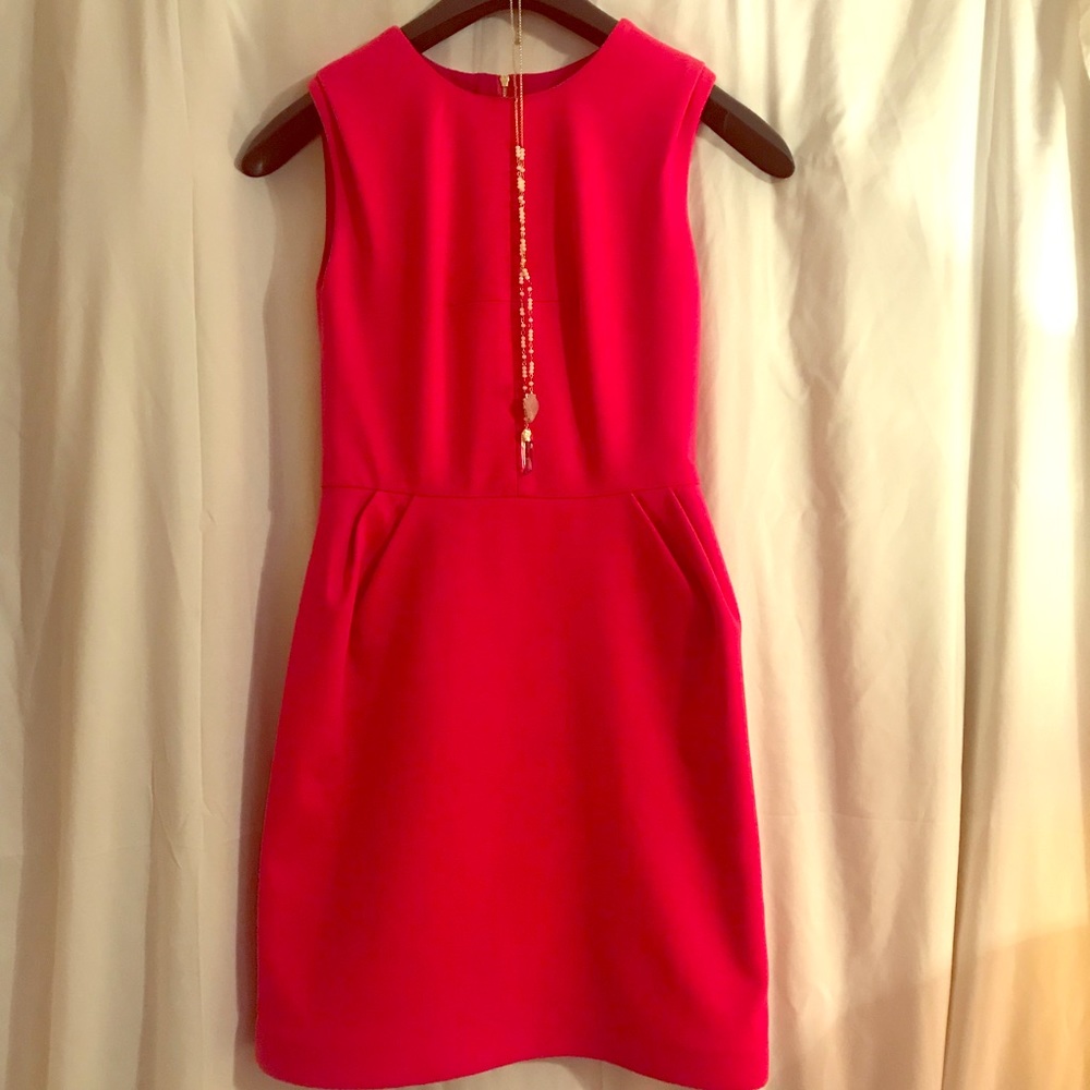 Hot pink dress